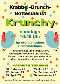 Krunchy -Krabbel Brunch Gottesdienst